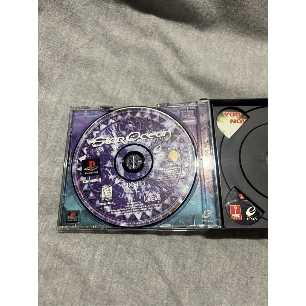 Star Ocean: The Second Story (Sony PlayStation 1, 1999) 2 Discs CIB